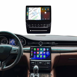 เครื่องเล่นดีวีดีในรถยนต์ระบบ Android 14 ขนาด 10.1 นิ้ว หน้าจอ IPS รองรับ Wireless CarPlay ระบบนำทาง GPS สำหรับรถยนต์ Maserati Quattroporte ปี 2013-2017 - Product Image 1