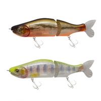 MAXSEN Leurre Articulé Artificiel 135mm 28g 18 Couleurs 2 Sections en Plastique ABS, Leurre Crayon à Coulée Lente, Swimbait de Pêche