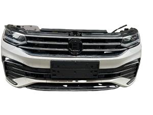 Venta directa de fábrica usada 2021 + para Volkswagen para <span class=keywords><strong>Tiguan</strong></span> <span class=keywords><strong>R</strong></span> <span class=keywords><strong>Line</strong></span> MK2 ABS parachoques delantero de carbono divisor de labios frontal de actualización de vehículo - Product Image 4