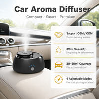 Diffuseur de parfum portable sans eau pour voiture, à énergie solaire, silencieux, pour la maison, la chambre, luxe