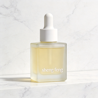 Flacon compte-gouttes en verre carré de luxe personnalisé avec étiquette privée, 15 ml, 30 ml, hermétique, pour soins de la peau, sérum éclaircissant anti-âge