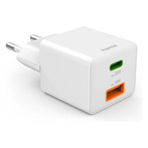 Caricabatterie USB <b>Type</b> A USB <b>Type</b> <b>C</b> 20W White Fast Charging Adapter - Product Image 6