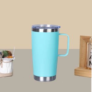 Modern 304 Stainless Steel 20Oz Handle 30Oz Double-Layer Mug Cross-Border Insulated Vacuum <b>Bottle</b> <b>Coffee</b> Beer Cup 500 Ml - Product Image 4