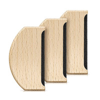 Peine manual de madera natural para quitar pelusas y bolitas, peine para suéteres de cachemira, afeitadora de ropa, herramienta para el cuidado de la lana