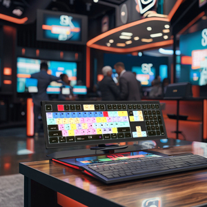 Cho Adobe Premiere Pro CC astra2 backlit có dây 108-Key cắt kéo chuyển đổi USB-A bàn phím-cho <span class=keywords><strong>Mac</strong></span> - Product Image 4