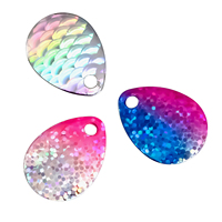 Lame de spinner en cuivre Colorado pour leurres de surface, pièces de fabrication de leurres DIY pour la pêche au brochet, eau salée, eau douce, basse, carpe