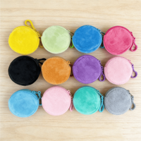 Porte-clés en peluche personnalisables avec portefeuille et porte-monnaie, mini porte-clés, étui portable pour écouteurs pour étudiants, idéal pour les cadeaux du Nouvel An
