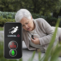 Mini montre GPS 4G VFA81 pour personnes âgées atteintes de la maladie d'Alzheimer, montre intelligente avec localisateur GPS, détection de chute, SOS, moniteur vocal d'urgence, double SIM