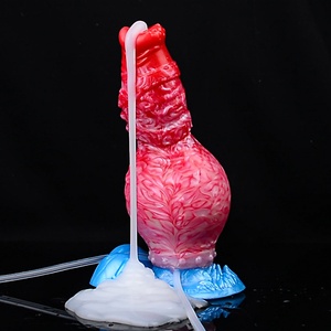 NNSX <b>Inflatable</b> Anal Dildo with Suction Cup Silicone Penis Squirting and <b>Inflatable</b> Animal Dildo Anal Butt Plug Sex Toy - Product Image 1