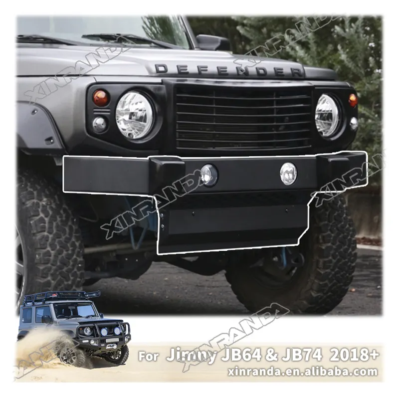 Jimny Accessories Voorbumper Retro Voorbumpers Voor Suzuki Jimny Jb64 Jb74 2018 2019 2020 2021 2022 2023 Stalen Staaf