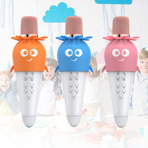 Micrófono para cantar para niños, cambiador de voz y grabadora, juego de altavoces, juguete de Karaoke, cancelación de ruido, micrófono inalámbrico recargable - Product Image 1