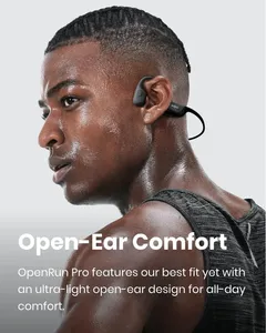 Casque sport ouvert d'oreille SHOKZ <span class=keywords><strong>OpenRun</strong></span> Pro résistant à la transpiration pour écouteurs sans fil à conduction osseuse Bluetooth pour les entraînements - Product Image 2