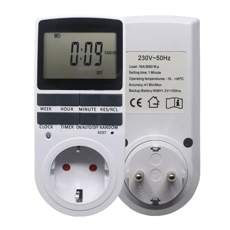 Regulation 220v Lcd Digital Display Time-controlled Electrical Digital Timers Switch Socket