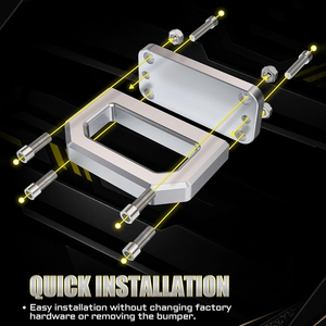 Hırs ağır ön çekme kancaları 2003-2018 Ram 2500 3500 2WD için uygun ve yumuşak kelepçe ile kullanılan 4WD d-ring sökmek - Product Image 4