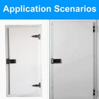 Poignée de porte de congélateur réfrigérateur four de style industriel 1180 Verrou de loquet pour chambre froide