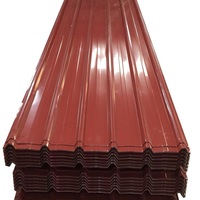 Tôle d'acier galvanisée ondulée résistante aux intempéries, facile à installer, disponible en différentes couleurs