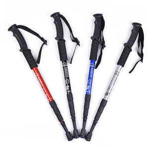 Bâton de randonnée réglable anti-choc, durable, en aluminium 6061, pour la randonnée en plein air, bâton de <span class=keywords><strong>marche</strong></span> rétractable, style <span class=keywords><strong>nordique</strong></span> - Product Image 1