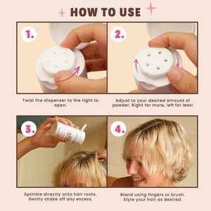 Custom Private Label 100% Natural &amp; Vegan Volumizing <strong>Dry</strong> <strong>Shampoo</strong> Powder Spray for Broadly Applicable - Product Image 4