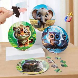 Puzzle magnétique pour enfants, entraînement de la logique par phases, animaux, pour développer les capacités logiques des enfants - Product Image 2