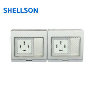 Enchufe de pared moderno Simplex de 16A y 250V, toma de corriente individual de pared con interruptor de 4 vías - Product Image 3