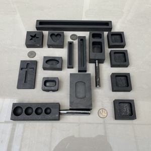 Stampi in Grafite di Forma Speciale, Crogioli Multi-foro, per Lingotti di Metalli Non Ferrosi, Formatura di Oro e Argento, Disponibili - Product Image 6
