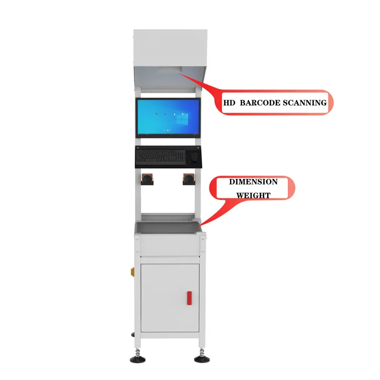 Logistieke Pakket Scanner Barcode Scanner Machine Dws Systeem Pakket Dimensionering Wegen En Scan