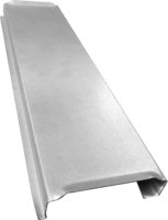 Protection de gouttière de drainage d'eau en aluminium personnalisée Protection de gouttière de toit en métal perforé pour supports solaires