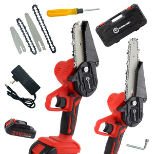 Scie à chaîne sans fil au lithium 21V ADLJ4S3, qualité industrielle, mini scies électriques rechargeables, personnalisable OEM - Product Image 5