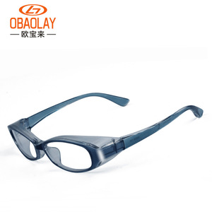 แว่นตานิรภัย OBAOLAY แบบเต็มกรอบ โพลีคาร์บอเนต ป้องกันฝ้า สำหรับงานก่อสร้าง - Product Image 4