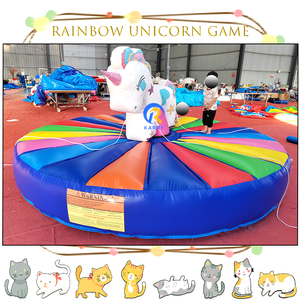 Juego <span class=keywords><strong>de</strong></span> paseo inflable <span class=keywords><strong>de</strong></span> unicornio <span class=keywords><strong>de</strong></span> PVC <span class=keywords><strong>de</strong></span> alta calidad, juego <span class=keywords><strong>de</strong></span> gorila inflable rosa para niños, juego <span class=keywords><strong>de</strong></span> rebote inflable al aire libre - Product Image 2