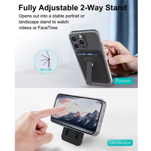 Car Phone Holder for All Model Magnetic Mobile Wallet Case Card Credit and Stand Iphone Myc6212 Laudtec - Product Image 6