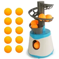 Machine de service de tennis de table automatique portable, réglage à 9 angles, 30-80 balles/minute, mini lanceur de balles de ping-pong pour enfants et adultes