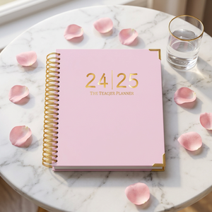 Agenda Personalizada con Espiral, A4/A5, Logotipo Dorado, Diario, Planificador Semanal, Diario de Autocuidado, Planificador de Fitness - Product Image 1