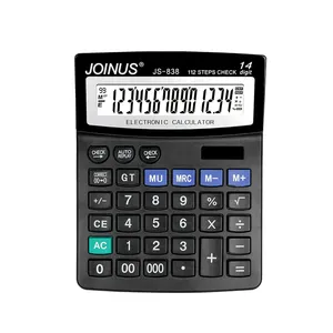 Beautiful made 14 digits solar desktop calculator from professional stationery supplier
