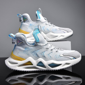 <span class=keywords><strong>Chaussures</strong></span> Homme 2023 Nouvelle Collection Tissu Volant Respirant Version Coréenne Mode Décontractée Course en Plein Air <span class=keywords><strong>Chaussures</strong></span> de Mode Transfrontalières Vente en Gros - Product Image 4