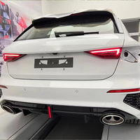 Diffuseur arrière style RS3 avec embouts d'échappement pour Audi A3 S3 8Y 2020-2025