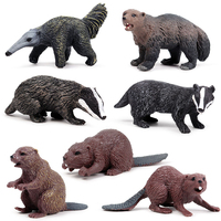 Mini figurines d'animaux de ferme simulées jouets éducatifs pour enfants apprenant poulet canard oie cheval vache mouton chien chat modèles d'animaux