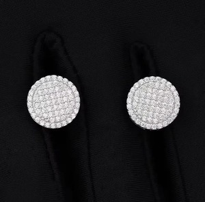 Unique Design Moissanite Engagement Earrings For Women Perfect For Engagement Ceremonies Romantic Occasions Available For Sale - Product Image 5
