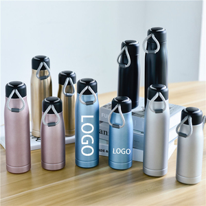 Bouteille d'eau isotherme Knight de 450 ml et 550 ml avec corde de transport, thermos portable en acier inoxydable 304, bouteille avec logo personnalisé - Product Image 1