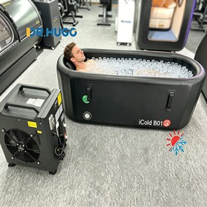 DR.HUGO iCold B01 Portable <b>Inflatable</b> Ice Bath Tub Foldable Single Person Cold Plunge with Smart Chiller ice baths - Product Image 1