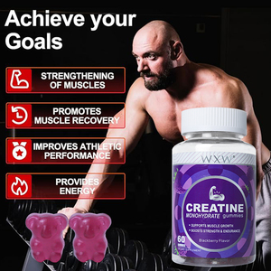OEM Venta al por mayor Creatine Gummies Energy Boost Creatine Gummies Suplemento Gummies Candy - Product Image 5