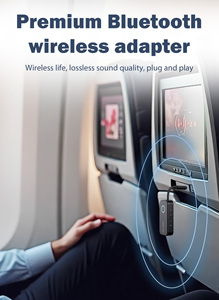Transmitter <span class=keywords><strong>Receiver</strong></span> Bluetooth 5.4 Nirkabel 2 in 1 dengan Adaptor Aux 3.5mm untuk TV PC, Adaptor Audio Nirkabel - Product Image 2