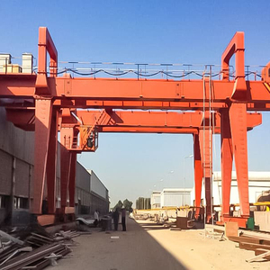 Grúa pórtico de doble viga de servicio pesado con carro para cabrestante, capacidad de 5t-300t, montada sobre rieles, para exteriores, grúa de puente móvil para fábrica - Product Image 5