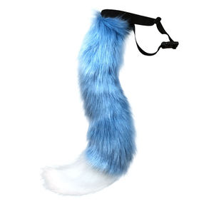 Ventes directes du fabricant Nouveau Halloween Cosplay Fluffy Simulation Black Fox Tail Accessory Plush Material <span class=keywords><strong>Top</strong></span> Selling - Product Image 5