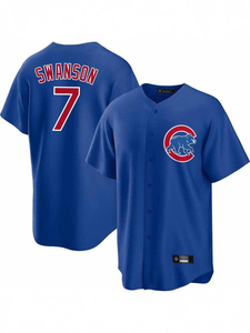 <span class=keywords><strong>Camiseta</strong></span> de Béisbol Personalizada al por Mayor con Bordado de los <span class=keywords><strong>Chicago</strong></span> <span class=keywords><strong>Cubs</strong></span>, Manga Corta, Malla de Poliéster, Unisex para Adultos, Logotipo Estampado en la Parte Delantera - Product Image 4