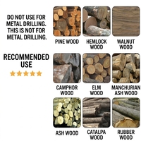 FEIDA – Lot de 6 forets plats pour bois, tige hexagonale, 10-25 mm, accessoire pour outil électrique, pour perçage du bois