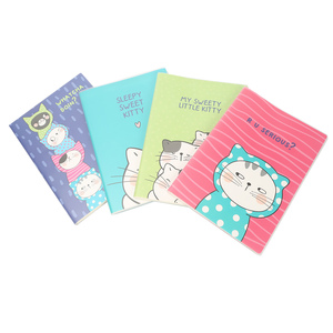 Carnet à couverture souple en PVC M & G B5, série « Tant <span class=keywords><strong>de</strong></span> chats », <span class=keywords><strong>quatre</strong></span> couleurs, reliure collée, 70 feuilles - Product Image 1