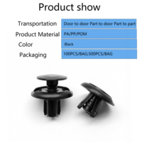 Clips de fixation de type poussoir de haute qualité OE 91512-SX0-003, attaches de carrosserie automobile adaptées aux garnitures extérieures de pare-chocs Honda CRV Odyssey