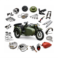 Garde-boue arrière pour moto à side-car CJK750, compatible avec Ural M72 K750 Dnepr MT, moto vintage à 3 roues