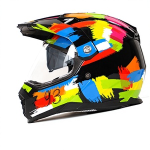 <span class=keywords><strong>Casque</strong></span> de <span class=keywords><strong>moto</strong></span> VIRTUE homologué DOT/ECE, intégral, pour hommes et femmes, avec double visière, pour rallye tout-terrain, coque ABS - Product Image 1